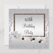 Framed Elegance 65th Birthday Kaart (Voorkant)
