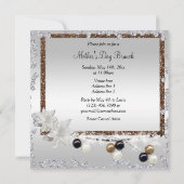 Framed Elegance Moederdag Brunch Kaart (Achterkant)