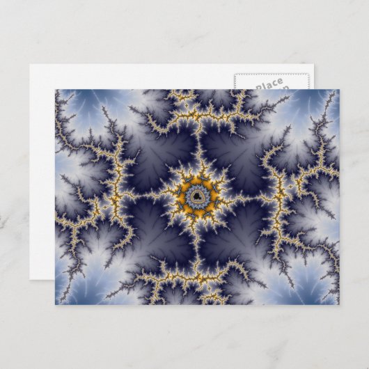 Framed - Fractal Briefkaart (Voorkant / Achterkant)