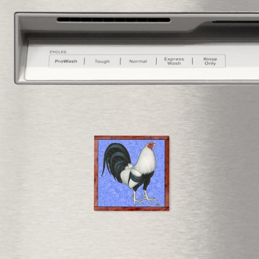 Framed Gamecock Magneet (Insitu (Vaatwasser))