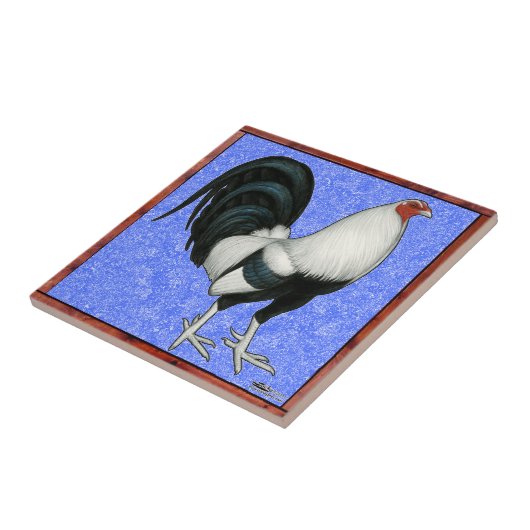 Framed Gamecock Tegeltje (Zijkant)