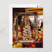 Framed Garlic at a Market Briefkaart (Voorkant / Achterkant)