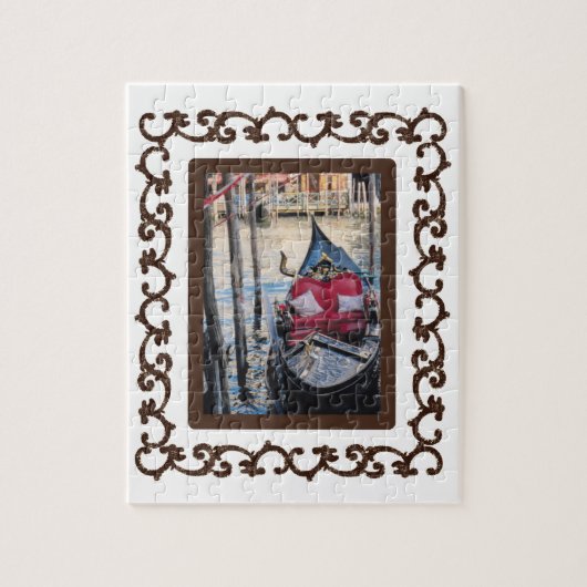 -Framed Gondola in Venezia Legpuzzel (Verticaal)