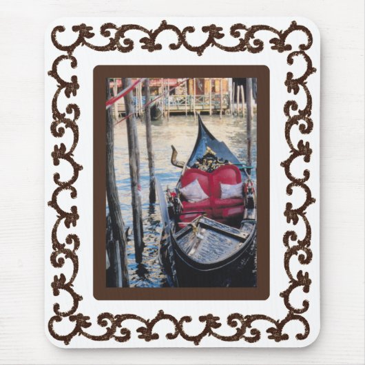 -Framed Gondola in Venezia Muismat (Voorkant)