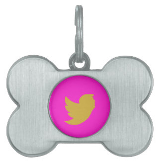 Framed Pet Tag Charm Huisdieren Naamplaatje
