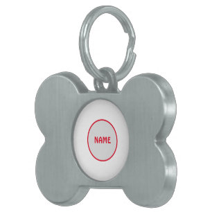 FRAMED PET TAG HUISDIEREN NAAMPLAATJE