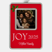 Framed Photo Verzilverd Omlijst Ornament (Voorkant)