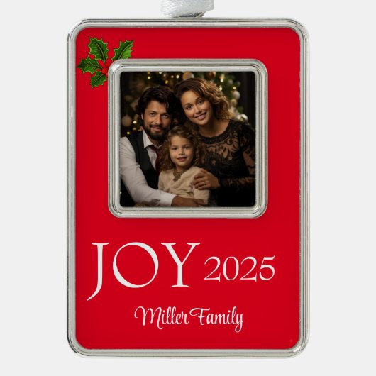 Framed Photo  Verzilverd Omlijst Ornament (Voorkant)