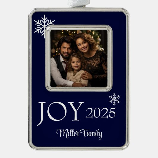 Framed Photo  Verzilverd Omlijst Ornament (Voorkant)