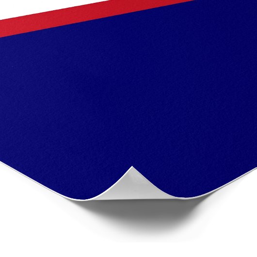 Framed print met vlag van American Samoa, VS (Hoek)