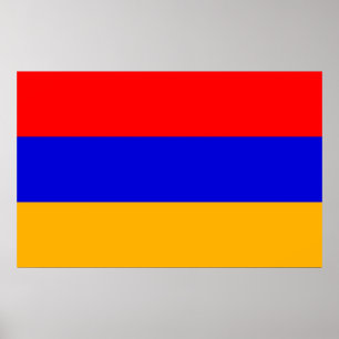 Framed print met vlag van Armenië