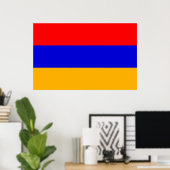 Framed print met vlag van Armenië (Thuiskantoor)
