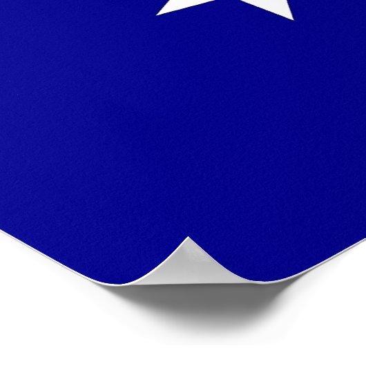 Framed print met vlag van Australië (Hoek)