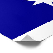 Framed print met vlag van Australië (Hoek)