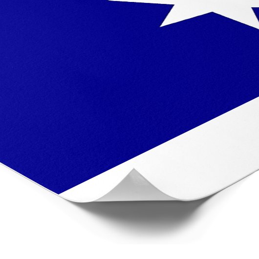 Framed print met vlag van Australië (Hoek)