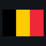 Framed print met vlag van België<br><div class="desc">Elegant bedrukt met vlag van België.</div>