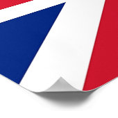 Framed print met vlag van het Verenigd Koninkrijk (Hoek)