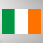 Framed print met vlag van Ierland (Voorkant)