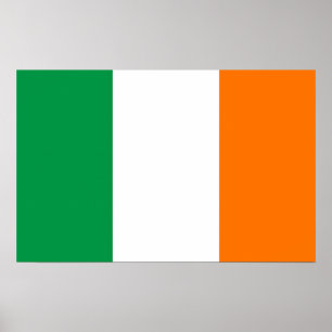 Framed print met vlag van Ierland