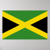 Framed print met vlag van Jamaica (Voorkant)