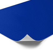 Framed print met vlag van Kroatië (Hoek)