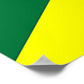 Framed print met vlag van Monterey City, VS (Hoek)