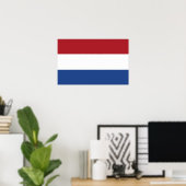 Framed print met vlag van Nederland (Thuiskantoor)