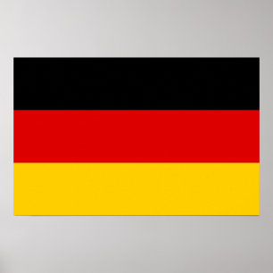 Framed print with Flag of  Germany