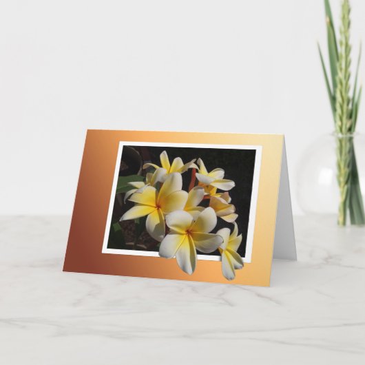 Framed Pulmeria Kaart (Voorkant)