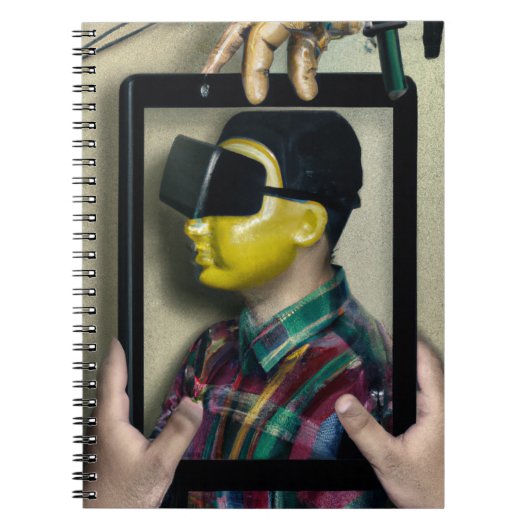 Framed Reality/Digital Art Journal Notitieboek (Voorkant)