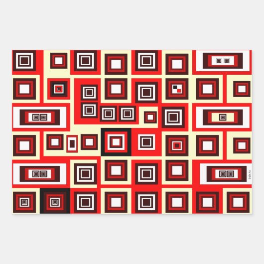 Framed Wrapping Paper Sheets (Voorkant 3)