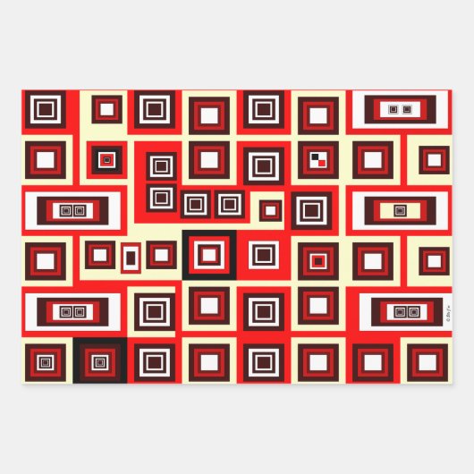 Framed Wrapping Paper Sheets (Voorkant)