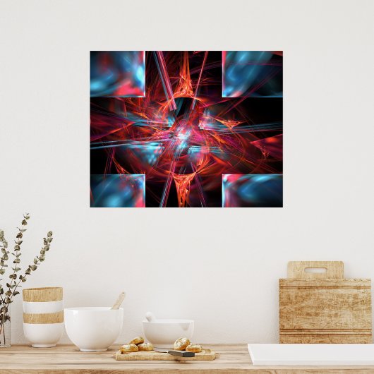 Frameerde kleur Afdrukken EBSQ Art Poster (Keuken)