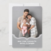 Frameworthy kerstfeestdag feestdagenkaart (Achterkant)