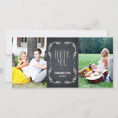 Framing Bladeren Trouwbedankkaarten Chalkboard Bedankkaart (Voorkant)