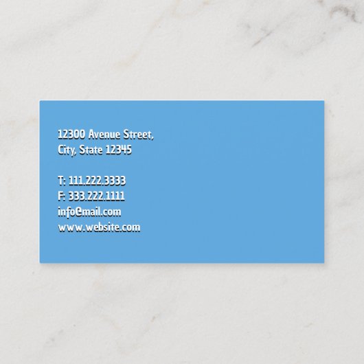 framing-contractant visitekaartje (Achterkant)