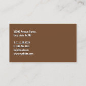 Framing Contractor Visitekaartje (Achterkant)