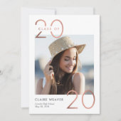 Framing Jaar Afstuderen Uitnodiging Aankondiging (Voorkant)