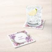 Framing Lilah Flower (Geen datum): Huwelijk Onderz Kartonnen Onderzetters (Insitu)