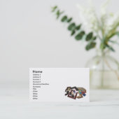 FramingDecisionCard, Naam, Adres 1, Adres 2.. Visitekaartje (Staand voorkant)