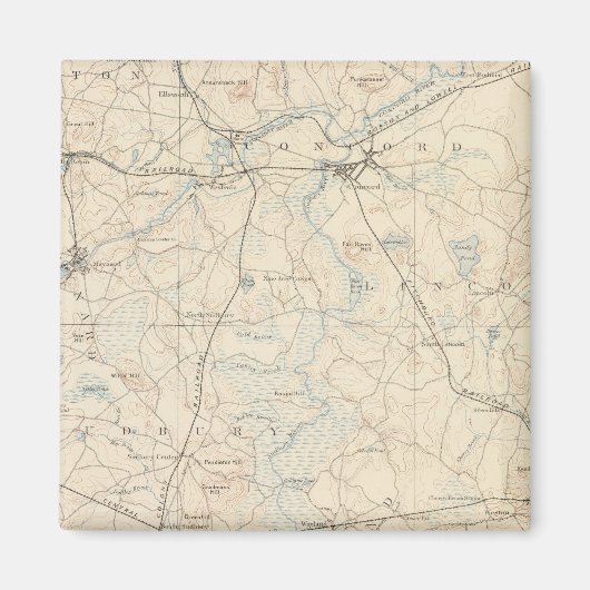 Framingham, Massachusetts Magneet (Voorkant)