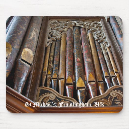Framlingham organ mousepad muismat (Voorkant)