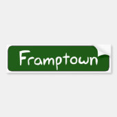 Framptown Bumpersticker (Voorkant)