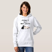 "FRANCAIS" "Chez Mes Chats " Hoodie (Voorkant volledig)