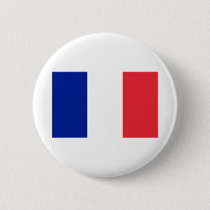 Française - France Flag Ronde Button 5,7 Cm