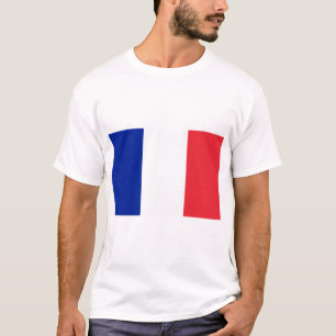 Française - Frankrijk Vlag T-shirt