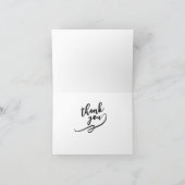 France 1830 Floral Antique Wallpaper Bedankkaart (Binnen)