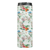 France 1830 Floral Antique Wallpaper Thermosbeker (Achterkant)