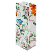 France 1830 Floral Antique Wallpaper Wijn Cadeautas (Voorkant Gekanteld)