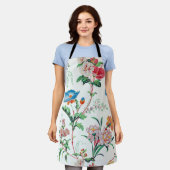 France 1830 Floral Botanical Wildflowers Schort (Gedragen)